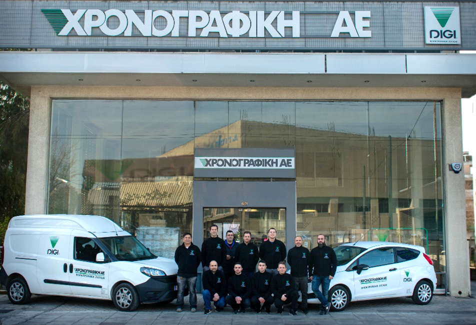 Η ομάδα, οι εγκαταστάσεις και τα οχήματα υποστήριξης της Χρονογραφικής
